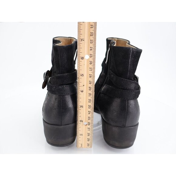 Dansko Womens Cagney Ankle Booties Size 40 / 9.5-10 Black Burnished Suede - Picture 5 of 10